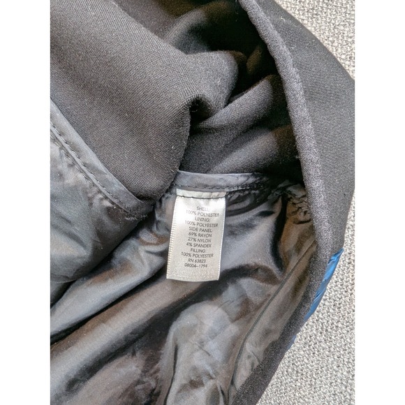 CJ Banks Vest Womens 2X Blue Green Ombre Quilted Puffer Full Zip Pockets Hybrid - Picture 7 of 7